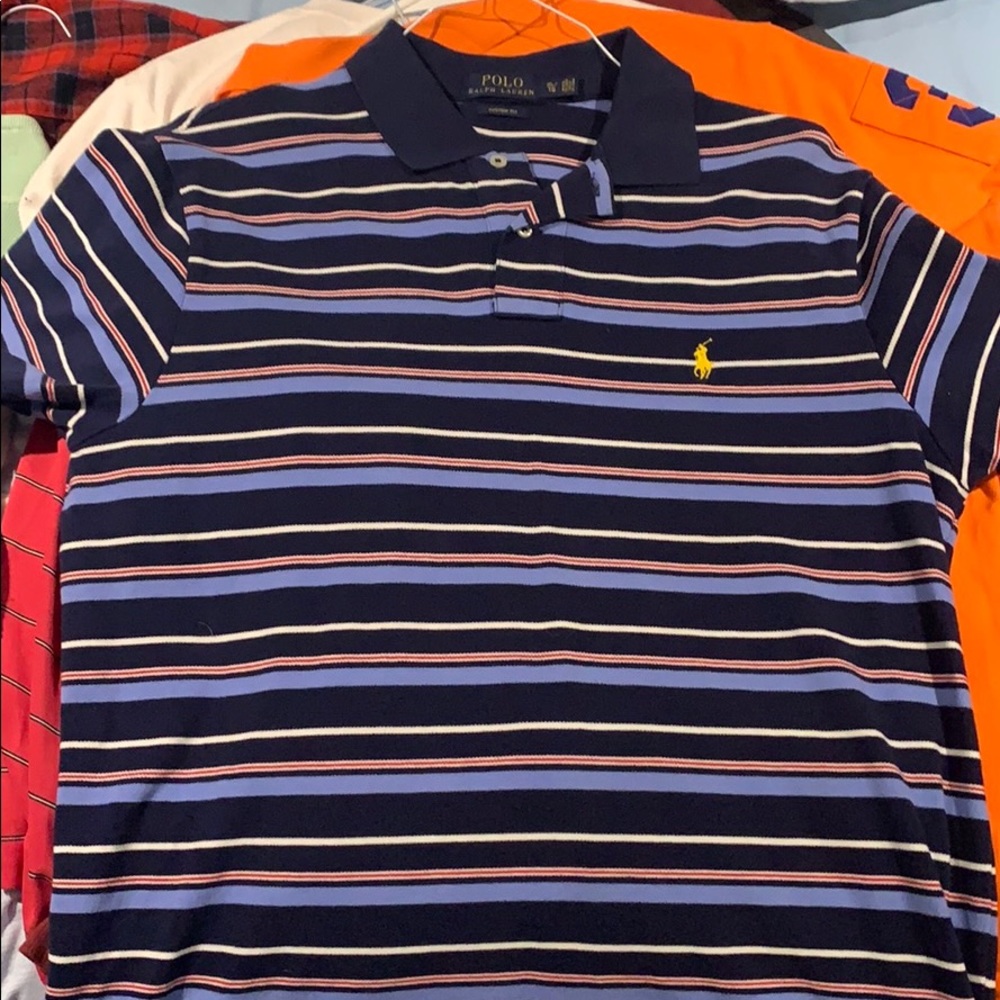 Striped polo